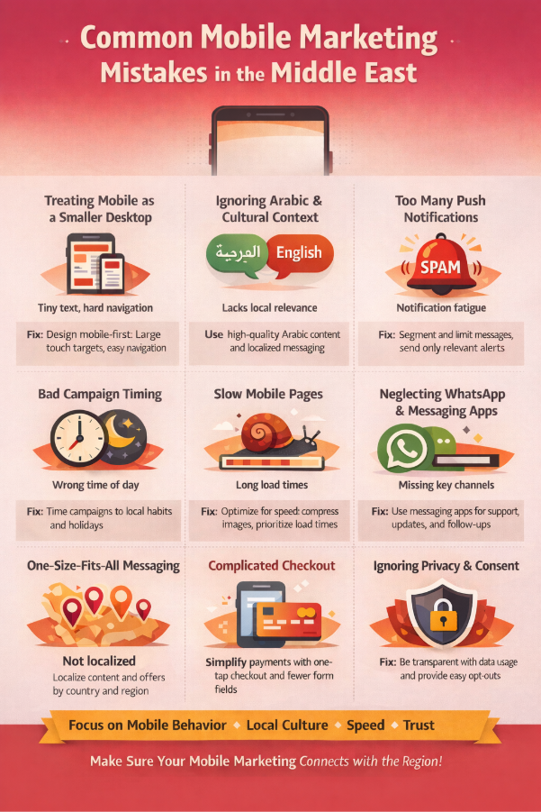 Common Mobile Marketing Mistakes in the Middle East